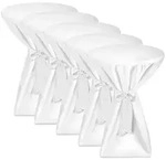 STEHTISCHHUSSE Premium &Oslash; 70cm Wei&szlig; (5tlg)