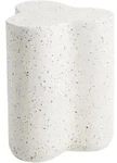 BEISTELLTISCH 32/37 cm Terrazzo Optik Cremewei&szlig; Tellaro