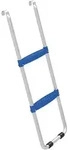 TRAMPOLINLEITER Stahl Kunststoff Blau