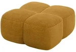 POUF Miko-Puf 90x90x45 cm Senfgelb Cord Modular Sitzhocker