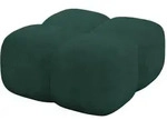 POUF Miko-Puf 90x90x45 cm Gr&uuml;n Velours Modular Sitzhocker
