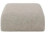 POUF MIRA-PUF 91x89x40 Beige cm Velours Modular Sitzhocker