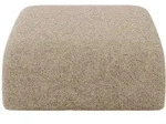 POUF MIRA-PUF 91x89x40 Braun cm Velours Modular Sitzhocker