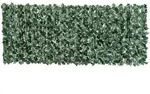 K&Uuml;NSTLICHE Hecke Sichtschutz, Gartenzaun mit K&uuml;nstlichen Bl&auml;ttern 2,4x1m