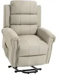 RELAXSESSEL Polyester Metall Beige