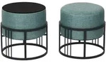 HOCKER-SET 2-TLG. Tas