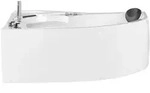 WHIRLPOOL-BADEWANNE mit LED 100x150x80 cm wei&szlig; Neiva