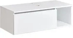 WASCHBECKENUNTERSCHRANK wandmontiertk 80 cm Wei&szlig; Rupanco