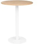 STEHTISCH Hellbraun/Wei&szlig; 80/80 cm Morella