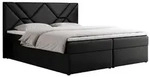 BOXBETT NEOMI 120/200 - Schwarz Kunstleder - H3 - Visco