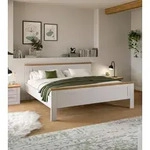 Bett VERONA Wei&szlig; ca. 180x200 cm MDF