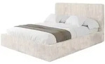POLSTERBETT mit Bettkasten und Lattenrost, Boxbett ohne Matratze - ALOVA-V1...
