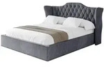 POLSTERBETT mit Bettkasten und Lattenrost, Bett mit Matratze H3/H4 - ZORAN...