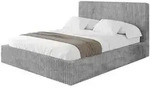 POLSTERBETT mit Bettkasten und Lattenrost, Bett mit Matratze H3/H4 - ALOVA-V1...
