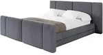 POLSTERBETT mit Bettkasten, Fu&szlig;teil und Lattenrost, Boxbett ohne Matratze -...