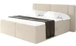 BOXBETT mit Matratze H4 - EVON - 120x200 cm Dunkelbeige