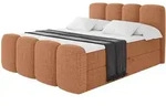 BOXBETT mit Matratze H3 - NINA-Z - 200x200 cm - Apricot