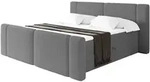BOXBETT mit Matratze H4 - EVON Zanozek - 200x200 cm Grau