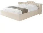 POLSTERBETT mit Bettkasten und Lattenrost, Bett mit Matratze H3/H4 - ZORAN-V1...
