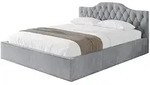 POLSTERBETT mit Bettkasten und Lattenrost, Boxbett ohne Matratze - FALIO-V1...
