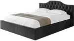 POLSTERBETT mit Bettkasten und Lattenrost, Boxbett ohne Matratze - FALIO-V1...
