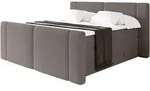 BOXSPRINGBETT mit Matratze H3/H4 - EVON KING Zanozek - 120x200 cm Braun