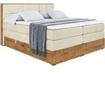 BOXSPRINGBETT mit Matratze H3|H4 und Lattenrost - LOLLI1 KING-160x200 - Beige