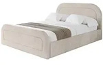 POLSTERBETT mit Bettkasten, Fu&szlig;teil und Lattenrost, Boxbett ohne Matratze -...