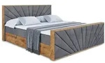 BOXBETT mit Matratze H3 und Lattenrost - LOLLI6-Z - 180x200 - Dunkelgrau...