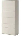 SCHRANKBETT Bed-Concept BC-03 90x200 mit wei&szlig;er LED Beleuchtung