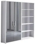Aktenschrank Office Edition Sw Set 1 hoch Grau