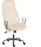 B&Uuml;ROSTUHL Samtstoff Hellbeige Titan