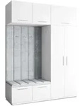 GARDEROBENSCHRANK REMA 180/240/60 cm Modern Wei&szlig;