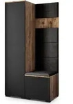 GARDEROBENSCHRANK LORI 95/181/51 cm Modern Eichefarben