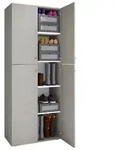 Schuhschrank Lona ca.70x182x37cm Grau