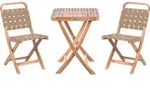 BISTRO-SET klappbar zertifiziertes Akazienholz Braun Calciano