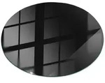 TISCHPLATTE fi100 cm Farbe Schwarz, glatt