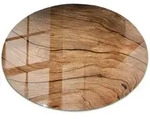 TISCHPLATTE fi60 cm Nat&uuml;rliche Holzmaserung
