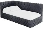 EINZELLBETT Jugendbett mit Bettkasten und Matratze H3/H4, Rechts - MULY 80x200