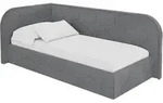 EINZELLBETT Jugendbett mit Bettkasten und Matratze H3/H4, Rechts - JAXY 80x200