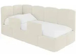EINZELLBETT Jugendbett mit Bettkasten und Matratze H3/H4, Rechts - KIVY 90x200...