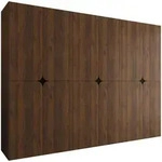 DREHT&Uuml;RENSCHRANK Espresso 270 cm
