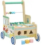 BABY-LAUFLERNWAGEN Mehrschichtplatte Gr&uuml;n