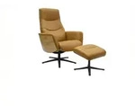 RELAXSESSEL VANITAS Kastanienbraun Leder Relaxfunktion