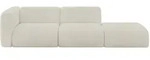 SOFA Ottomane Links MIRA-S3 296x89x70 Creme Cord