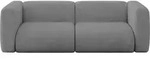 MODULARES Sofa 2-SITZER MIRA-S1 228x89x70 Grau cm Velours