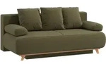 SCHLAFSOFA Cord Dunkelgr&uuml;n