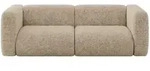 MODULARES Sofa 2-SITZER MIRA-S1 228x89x70 Braun cm Velours