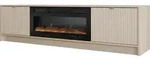 TV-LOWBOARD Tireno EF mit Elektrische Kamin