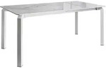 GARTENTISCH 180/90 cm Stein Wei&szlig;er Marmor Feletto